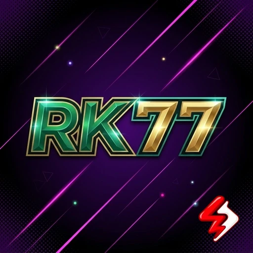 Layar panduan masuk akun rk77 setelah APK terpasang di Android